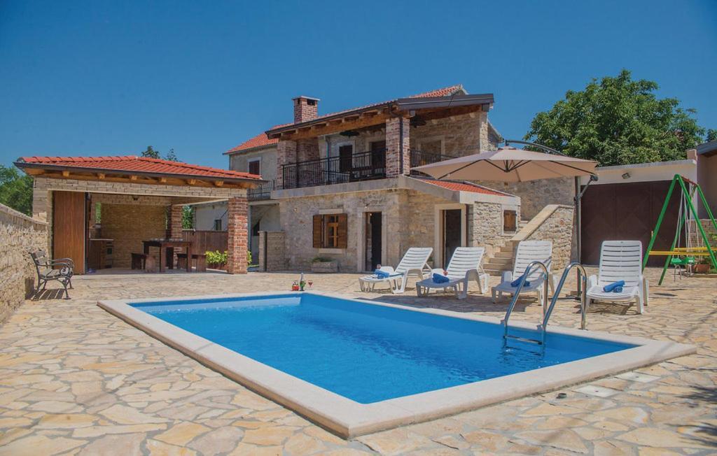 Luxury Villa Maria With Pool Galovac  Luaran gambar